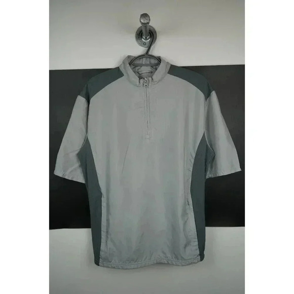 Adidas Golf Activewear Men's Small Baggy Fit Gray 1/4 Zip | Item #712 - Picture 1 of 8